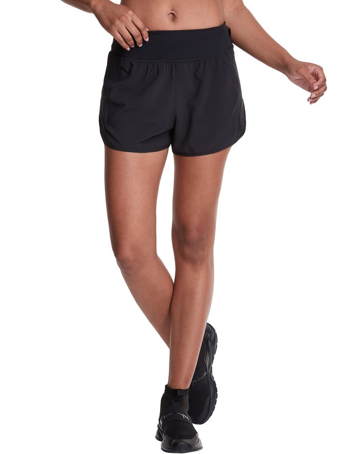 Champion Dame Shorts Sort - Sport 3 - Danmark YIZ-684719